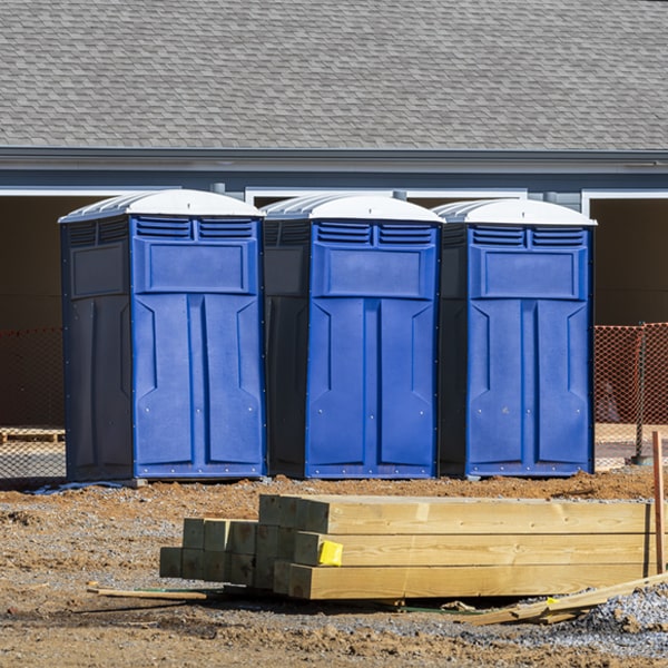 are there any restrictions on where i can place the porta potties during my rental period in Crumpler